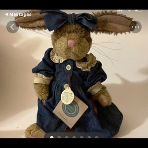 Retired, LUCILLE-Boyds Bear Bunny Rabbit Hare! #91141 Height 13''5.